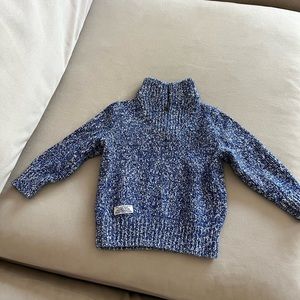 Polo Ralph Lauren Blue Half-zip up knit, toddler size 2